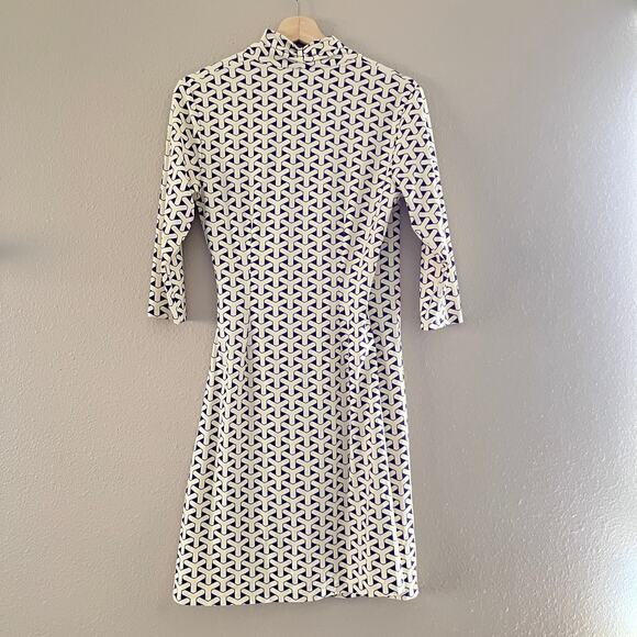 J.McLauglin Catalina Faux Wrap Geometric print dress - Picture 3 of 10